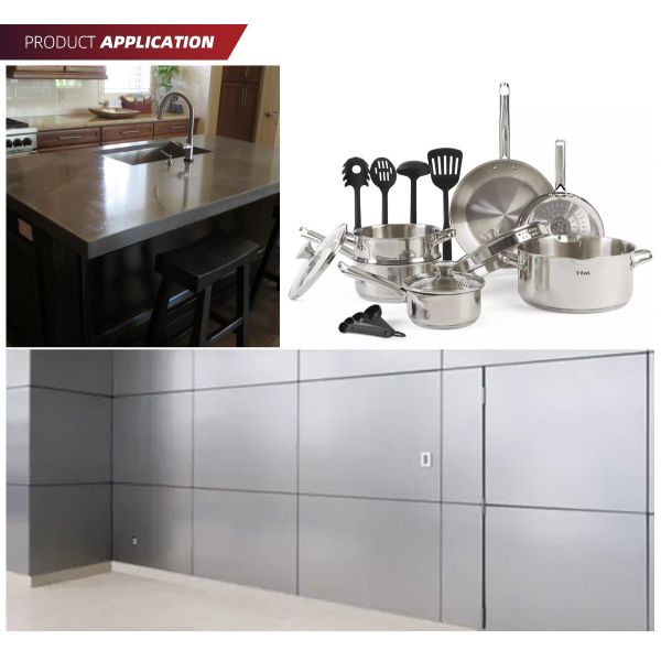 inox SS304 316 J1 J2 j3 2b Окончательный лист/пластинка из нержавеющей стали с сертификатом испытания на мельнице