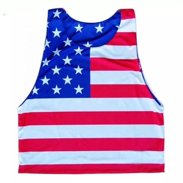 Polyester Women's Custom Lacrosse Pinnie Practical Multiscene