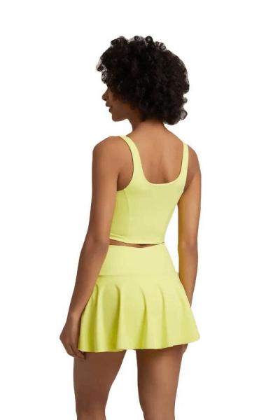 Two Piece Sports Wear Clothing Yoga Active Skirt Set Gym Fitness