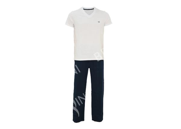 Personalized Mens Designer Pajama Sets , Mens Cotton Loungewear S/M/L/XL/XLL Size