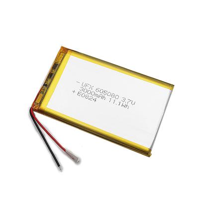 Polymer Battery PL605080 3000mAh 3.7 V Lithium Ion Polymer Battery