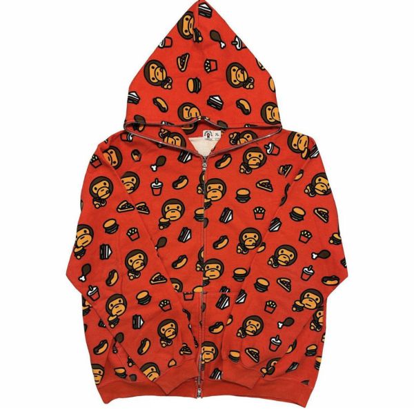 Colorful Custom Face Men'S Full Zip Up Hoodie Cotton French Terry Blanks All Over Print Unlined