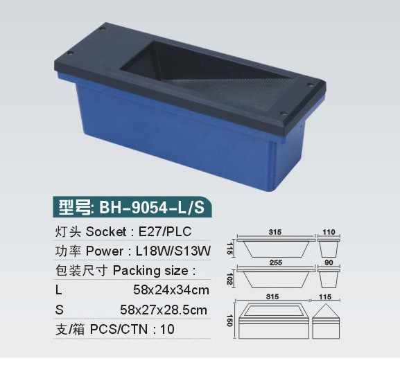 LED Corner Lamp fixtures , LED Corner Lights ,LED Wall Pack Light Fixtures 9054