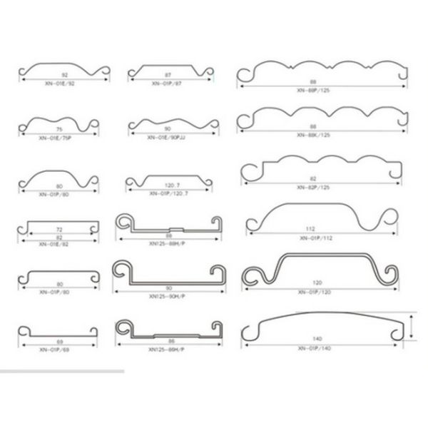 CCr15 High Grade Steel Roller Shutter Forming Machine  , 0.5 - 1.2mm Rolling Shutter Door Forming Machine