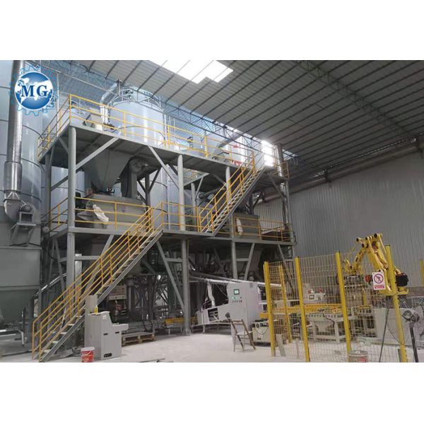 High Precision Dry Mix Plant 100m2 Industrial Automatic Tile Adhesive