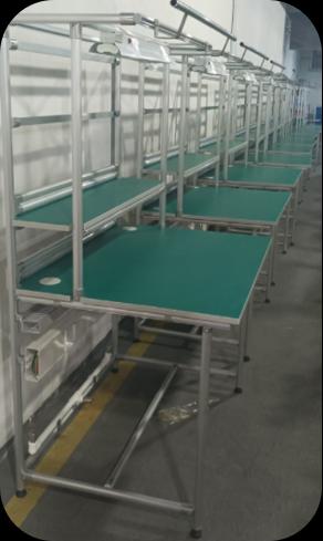 Lean pipe workbench/Assembly line
