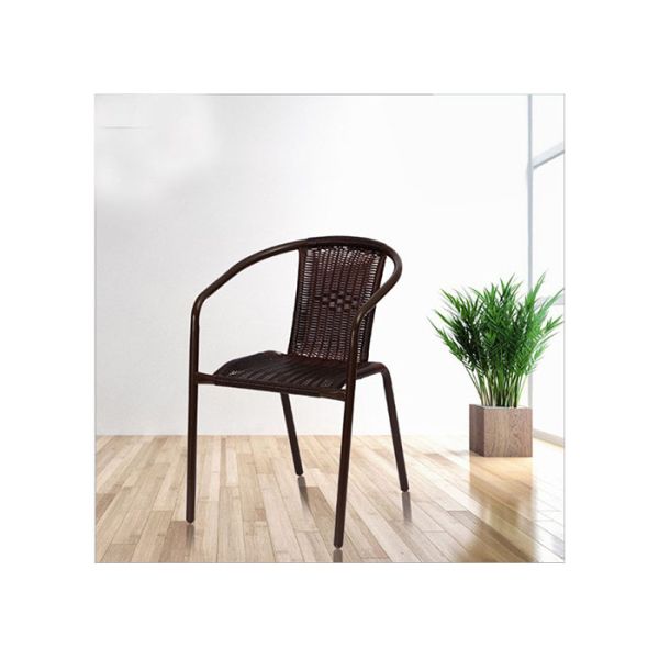Anti Mould Garden Rattan Chair Metal And Wicker Patio Chairs 2.9kg