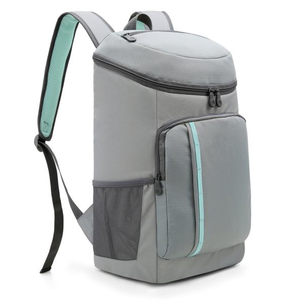 Portable 30 Cans Insulated Backpack Cooler Bag For Food Transport Large Capacity
