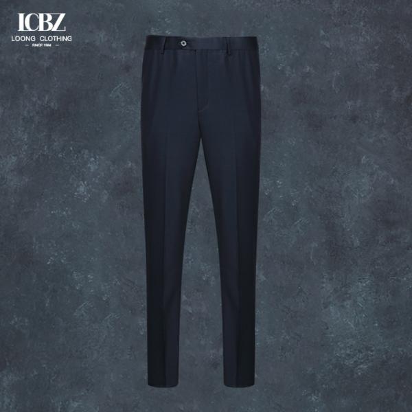 100% de lã calças de homem Negócios Calças de fato preto Slim Casual vestido reto Calças Calças