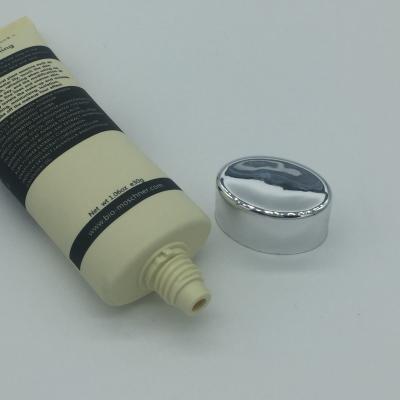 Os cuidados pessoais 400g 60MM tamparam os tubos cosméticos plásticos ovais