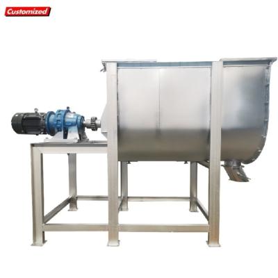 Button Control Commercial Powder Mixer For Coffee Powder and Food Spice Mixing