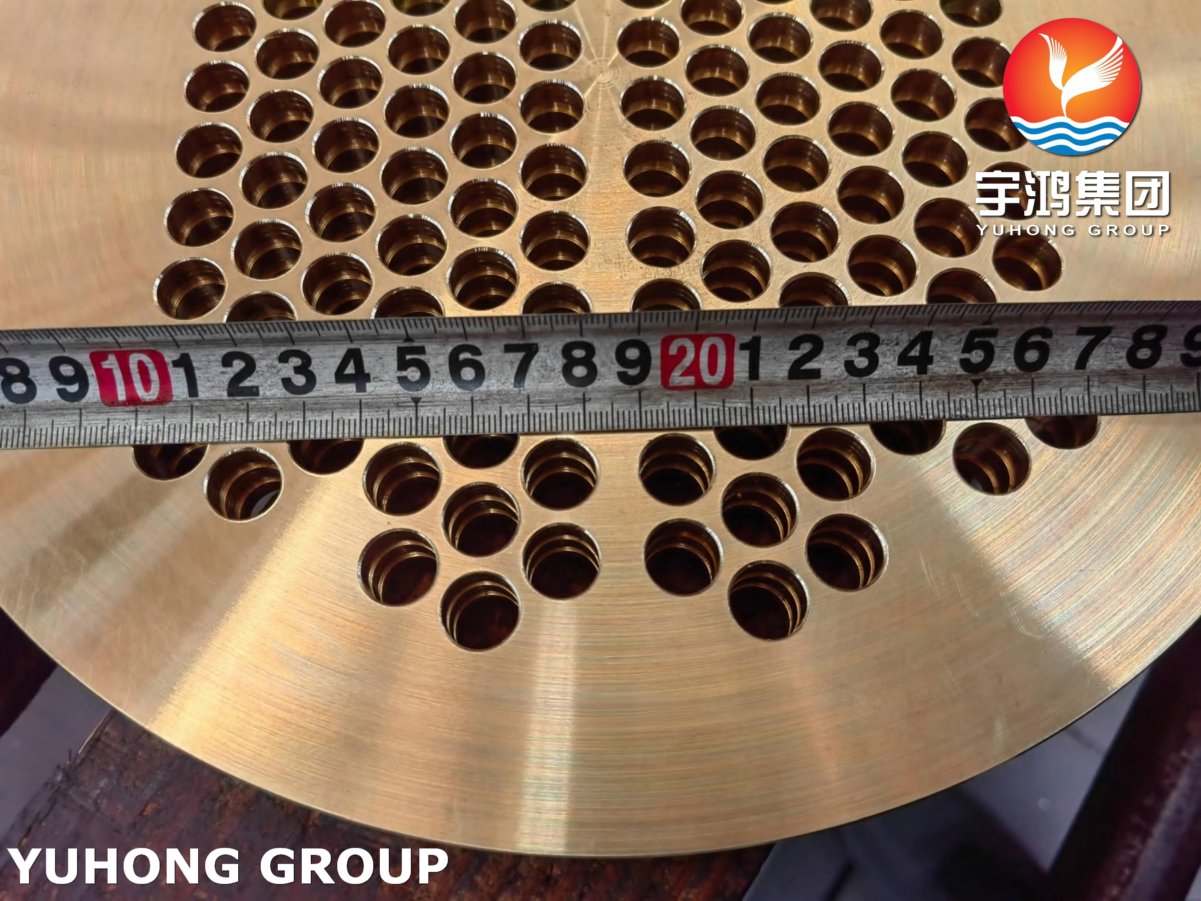 ASME SB171 C46400 Naval Brass Tubesheet | Seawater Corrosion Resistant for Heat