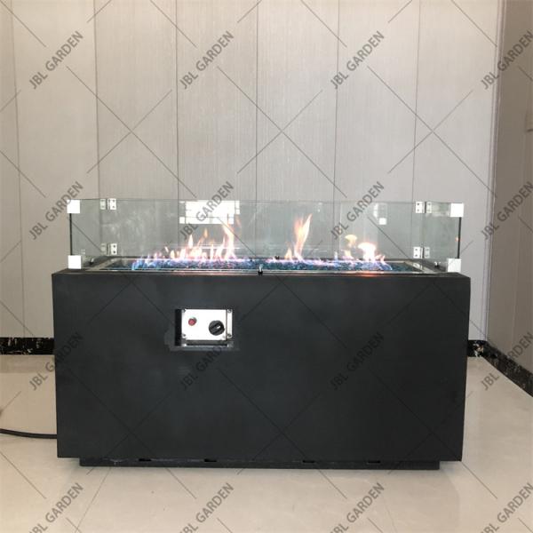 Gás Firepit exterior do propano do jardim do retângulo