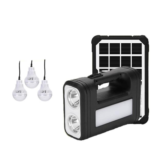 Hot Sale Battery Solar Generator Lighting System Kit Outdoor Camping Fishing Power Outage Home Emergency Power Supply