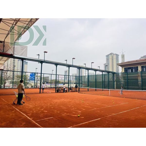 20 X 10m Padel Court With Roof Electric Padel Roof Customized Outdoor Padel