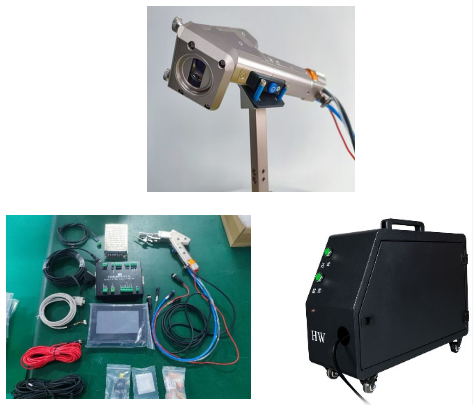 Industrial Handheld Laser Cleaning Machine for Carbon Steel Metals with 0-300mm Beam Size