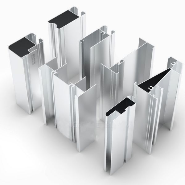 Shiny Silver Interior Sliding Window 6063 Aluminum Channel Extrusions