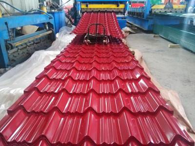 Hot Dipped Aluzinc Corrugated Sheet 0.13mm-0.7mm Aluminium Zinc Coated Steel Sheet