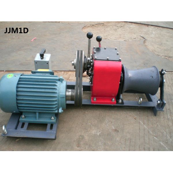 8KN 1 Ton Electric Cable Pulling Winch Steel Electric Cable Winch Puller