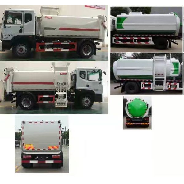 18000kg Capacity Solid-Liquid Separation Kitchen Waste Collection Vehicle with 336 hp Engine