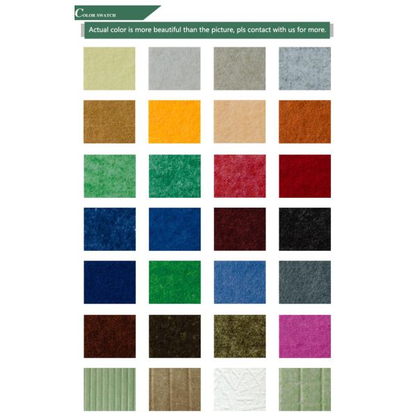 охрана окружающей среды панелей стены звукоизоляционного полиэфирного волокна 9mm акустическая