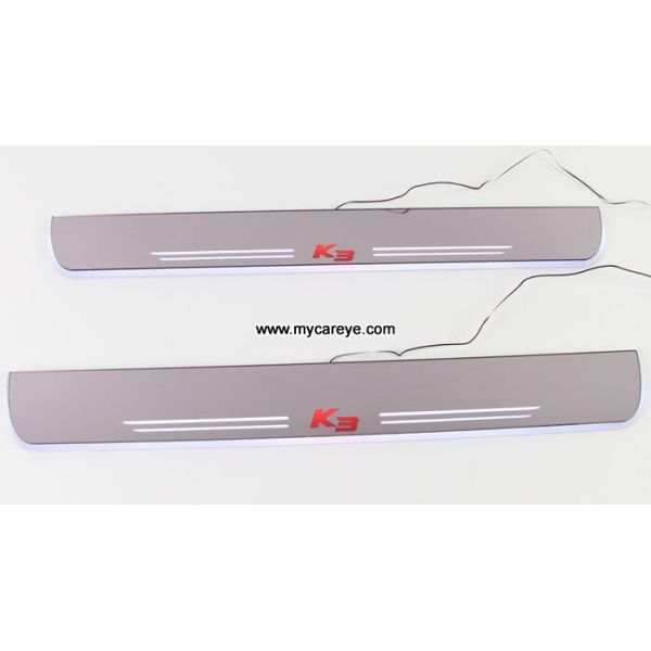 Kia K3 car led door courtesy logo lights auto Welcome Pedal for sale