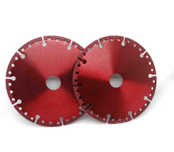 vacuum brazes metal cutting diamond saw with universal cutting purpose, rescue purpose diamond circular blade
