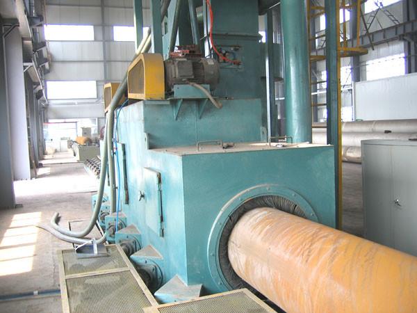 Steel Sheet Profile Pipe H Beam Shot Blasting Machine Eliminate Inner Stress
