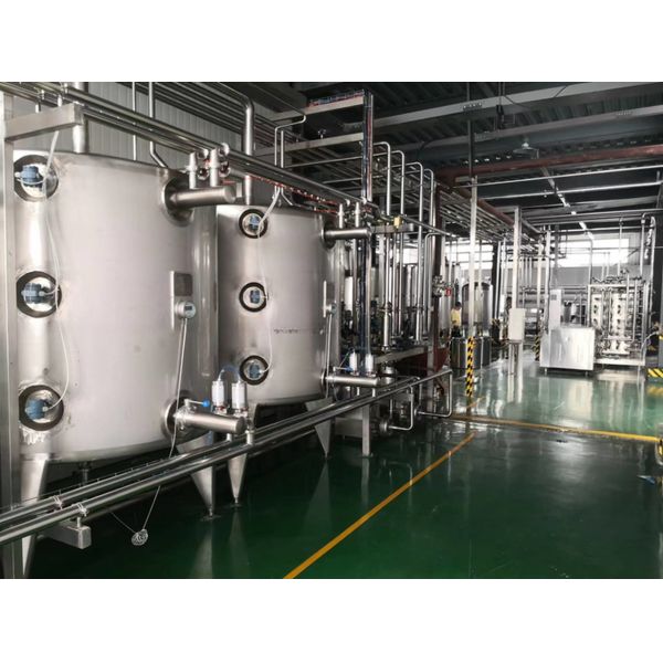Customised Voltage Continuous Ultra High Temperature Pasteurized Oat Milk Processing Line