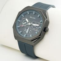 Silhouette électrique en silicone noir avec ceinture de sport numérique pour hommes et femmes avec mouvement en quartz