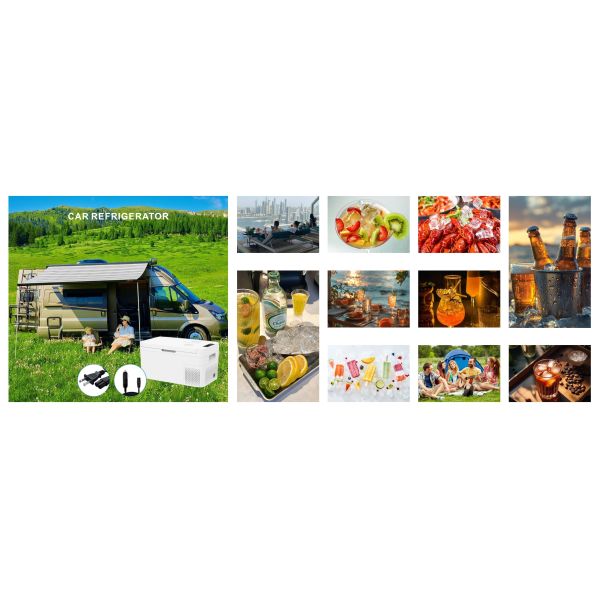 Outdoor Camping Travel Car Refrigerator with Quick Cooling and Customizable Options