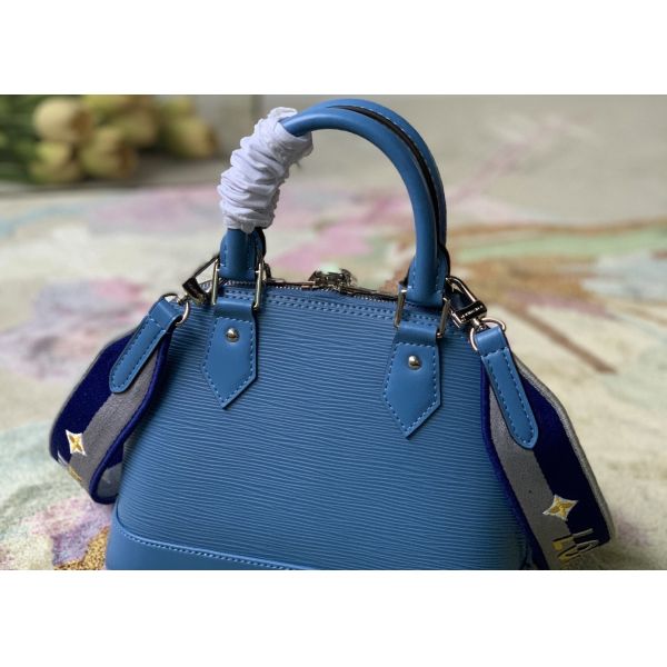 M57540 Water Ripple Alma BB Genunie leather Shell Shape Handbag