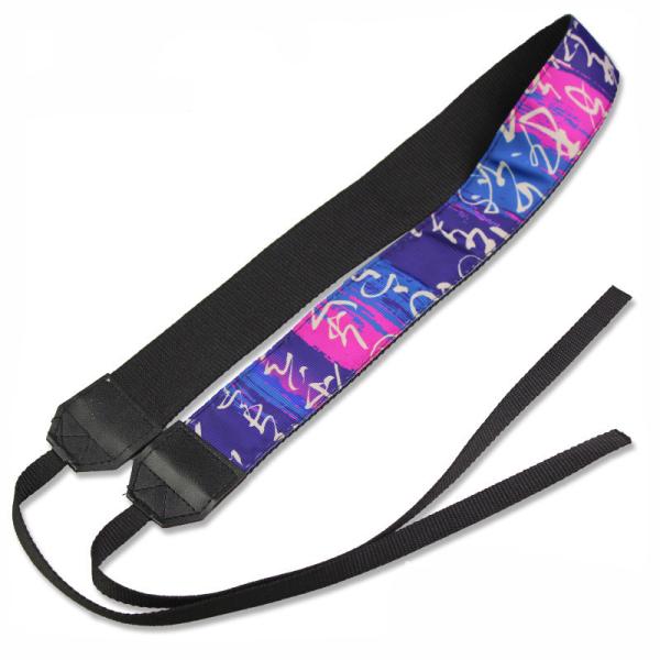 Promotional Camera Neck Strap  3.8*72cm Dacron+Leather Logo Customized