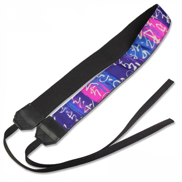 Promotional Camera Neck Strap 3.8*72cm Dacron+Leather Logo Customized