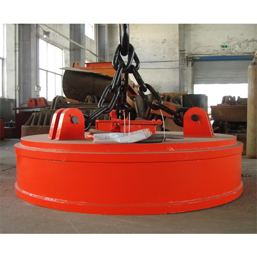 Compact Electromagnetic Lifting Device , Round Lifting Magnets Safely Built