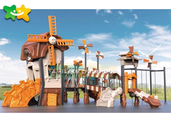 Unique Community Plastic Toy Slide Safe Toddler Outdoor Play Equipment Durable Strong Body Structure