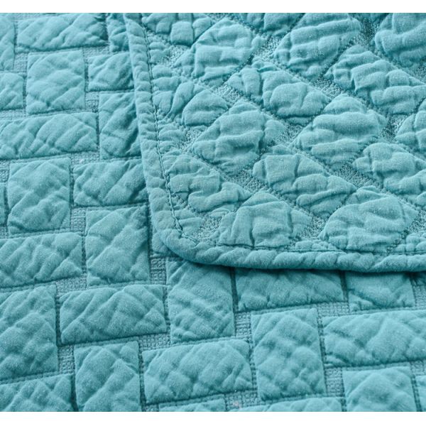 Home 3pcs Twin Size Bedding Sets  Geometric Pattern 100% Cotton Embroidered