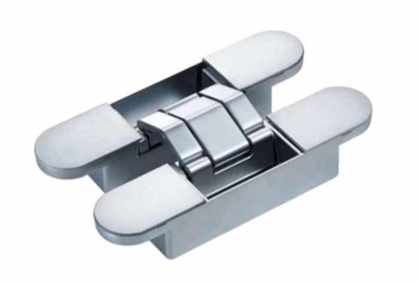 3D Adjustable Hidden Door Hinge Top Opens 180 Degrees In Three Directions For Adjustable Doors
