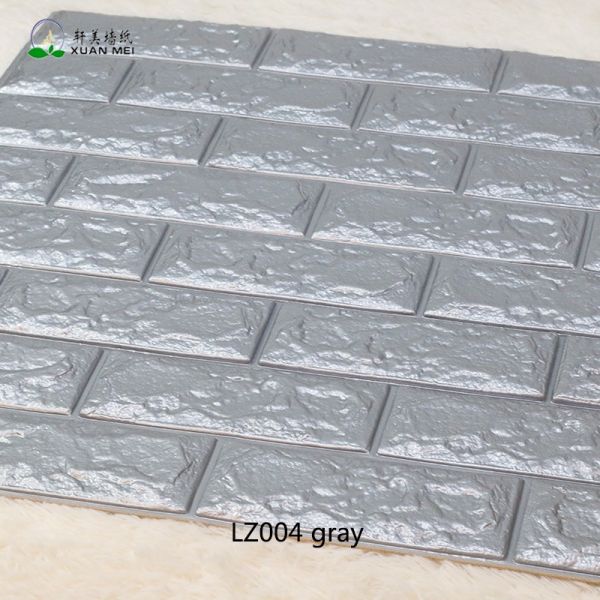 DIY Papers peints en mousse EVA auto-adhésif Auto-adhésif 3D Stickers muraux en brique pour la décoration moderne du salon et fond de télévision imperméable