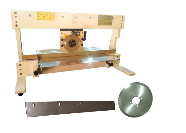 PWB manual Depanelizer com a um lâmina linear e circular