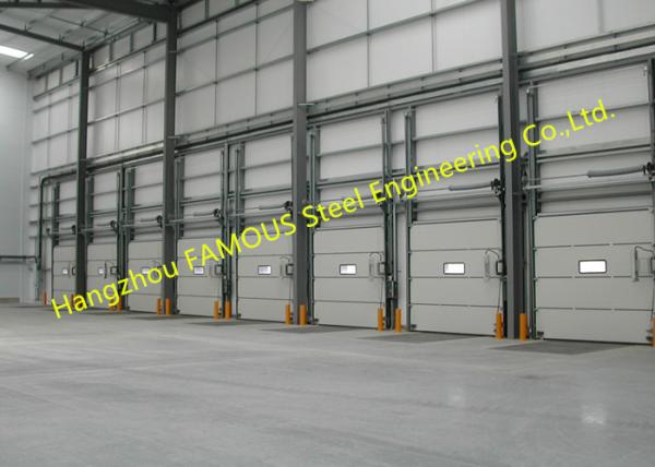 Overhead Sectional Steel Industrial Garage Doors Factory Up Ward Fast Lifting Gate
