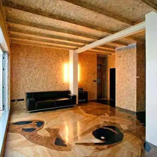 9 Mm / 18 Mm / 25 Mm Osb Oriented Strand Board Melamine Chipboard 6mm Particle Board