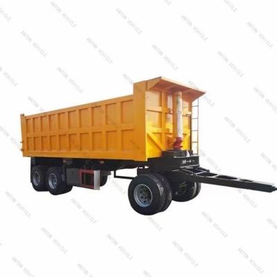 Good Condition 3 Axles Full Semi Trailer with Fuwa / BPW Axle and Customized Side Wall Height