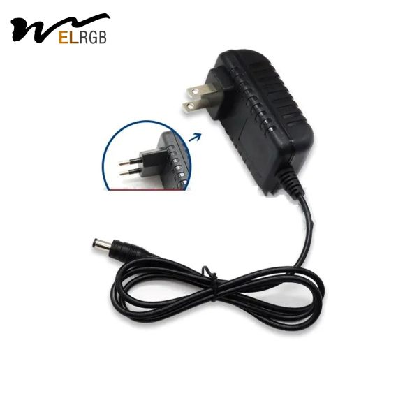 500ma-5a Adaptador de energía para cargador de pared Luz de banda LED Partes 6VDC 220VAC