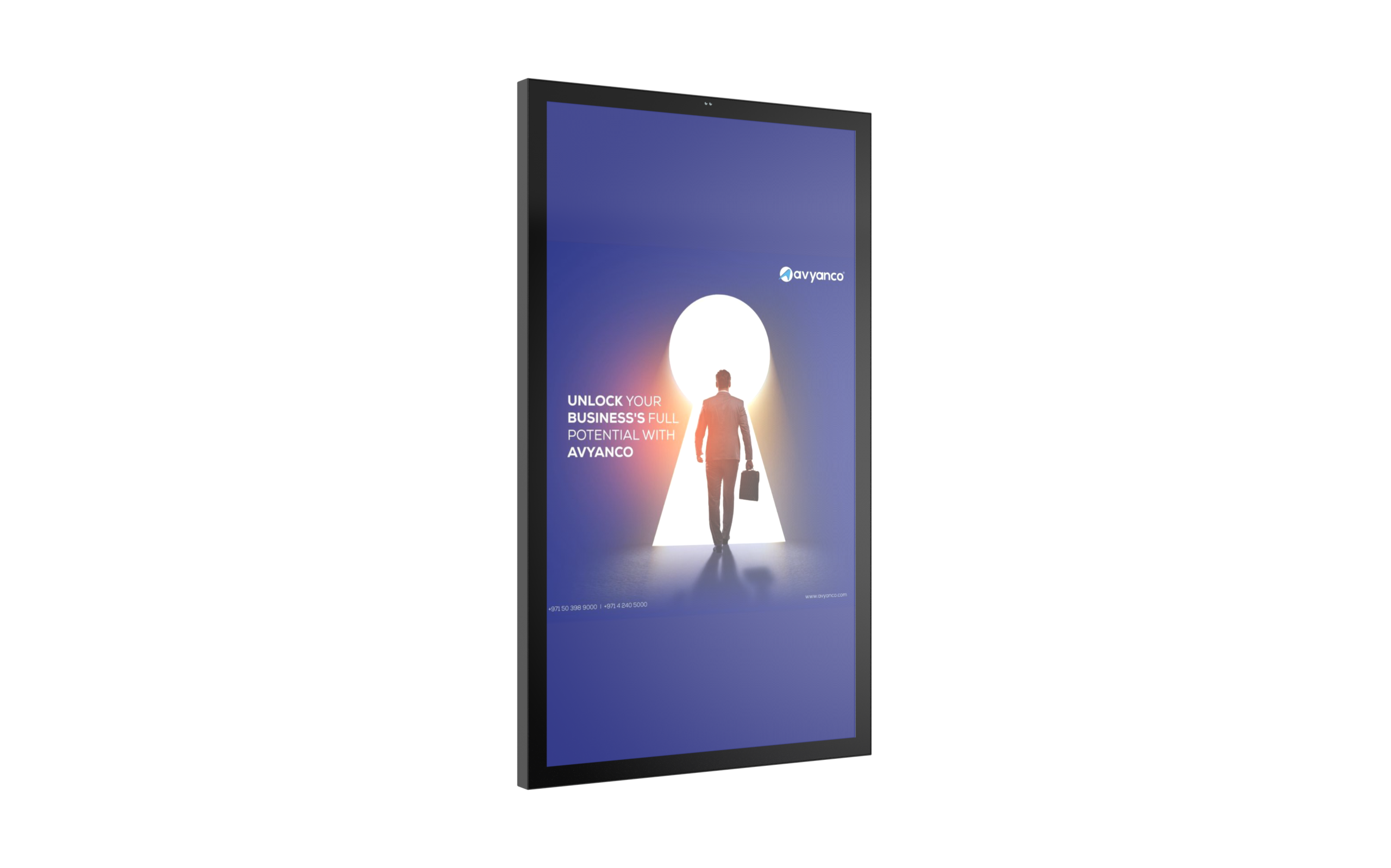 Anti Fade 55 Inch Digital Signage Commercial Outdoor Digital Signage Displays Low Power