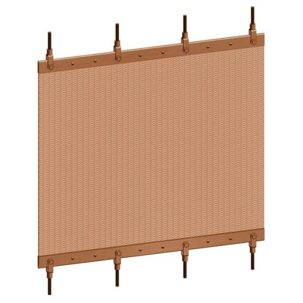 pañería coloreada aluminio de la bobina del metal de 1,2 x de 10m m Decoraive para la cortina de ducha de la malla de alambre