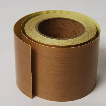 Matéria-prima tecida de pano da fita de Brown fibra de vidro resistente de alta temperatura