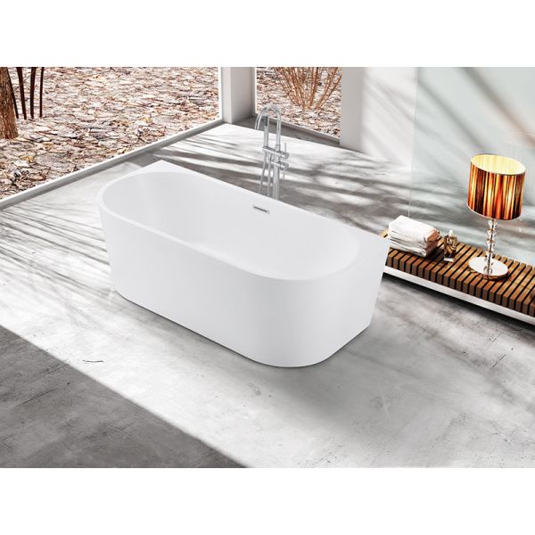 Белая акриловая свободно стоящая ванна Простая ванна SP1838 1700 × 790 × 580 мм