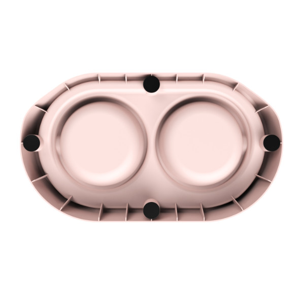 2 Stainless Steel Cat Dog Water Bowl No Spill Slow Feeder