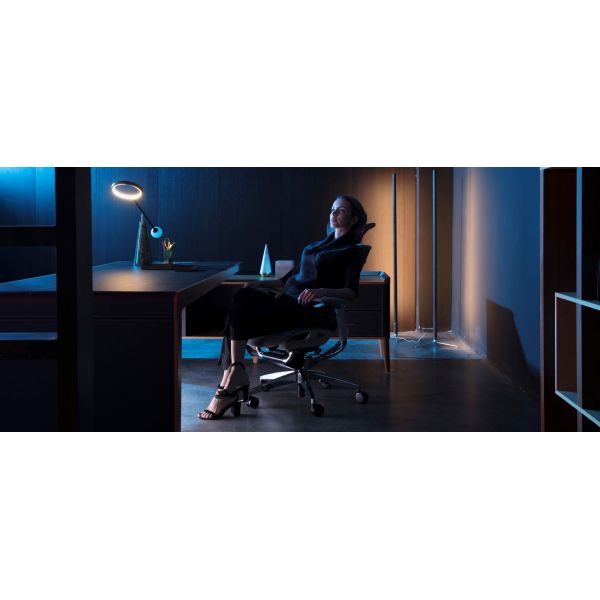 IFIT Black Ergonomic Desk Chair With Lumbar Support Adjustable Tilting